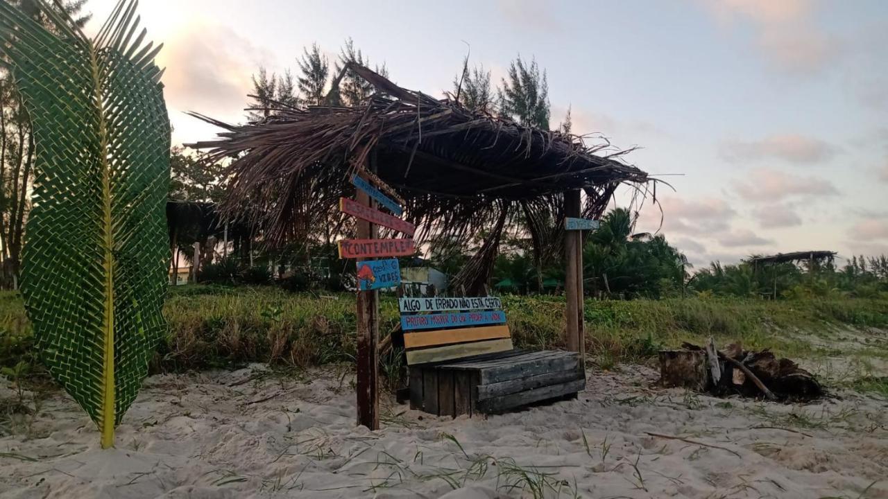 Chales Suites Pe Na Areia Guaibim Eksteriør bilde