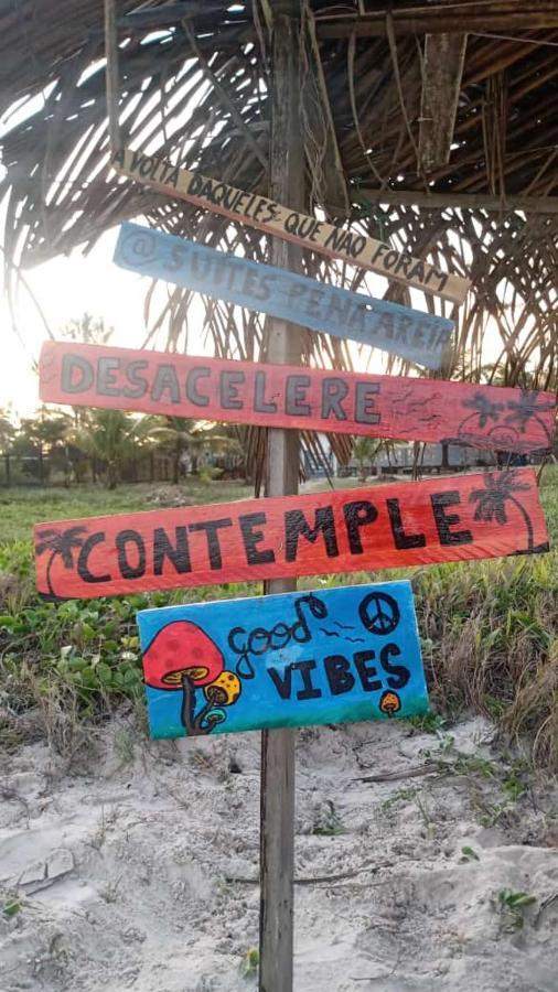 Chales Suites Pe Na Areia Guaibim Eksteriør bilde