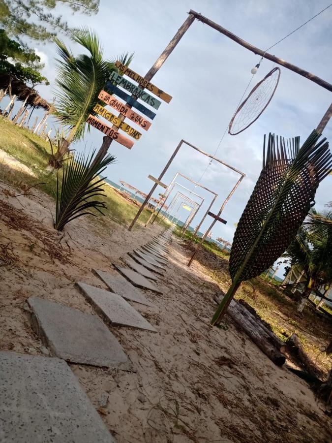 Chales Suites Pe Na Areia Guaibim Eksteriør bilde